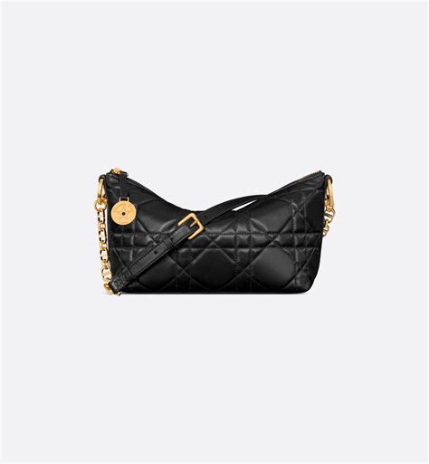 christian dior hobo bag|Diorstar Hobo Bag with Chain Black Macrocannage Lambskin.